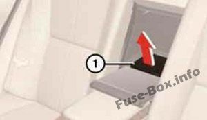 Rear Fuse Box (location): Mercedes-Benz CL-Class / S-Class (2006-2014)