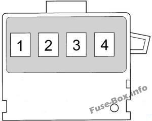 Fusible Link Block: Toyota Yaris / Echo / Vitz / Yaris Verso / Echo Verso (1999-2005)