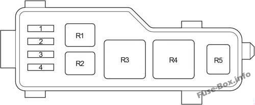 Relay Box: Toyota Corolla Verso (2004, 2005, 2006, 2007, 2008, 2009)