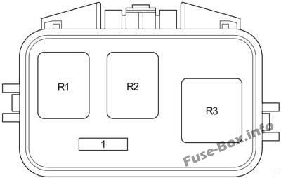 ABS Relay Box: Toyota Highlander (2001, 2002, 2003, 2004, 2005, 2006, 2007)