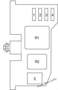 Passenger Compartment Relay Box: Toyota Hilux (2004-2015)