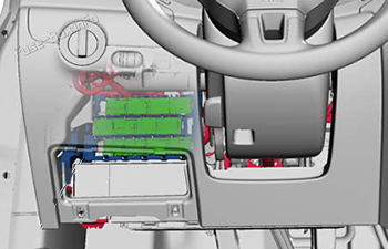 Relay location: Volkswagen Jetta (2010-2017)