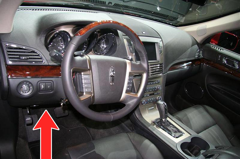 Lincoln MKT 2010-2012 Passenger Compartment Fuse Box Location