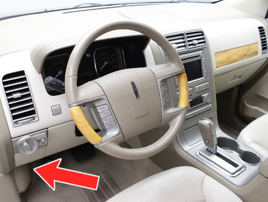 Lincoln MKX 2007-2010 Passenger Compartment Fuse Box Location