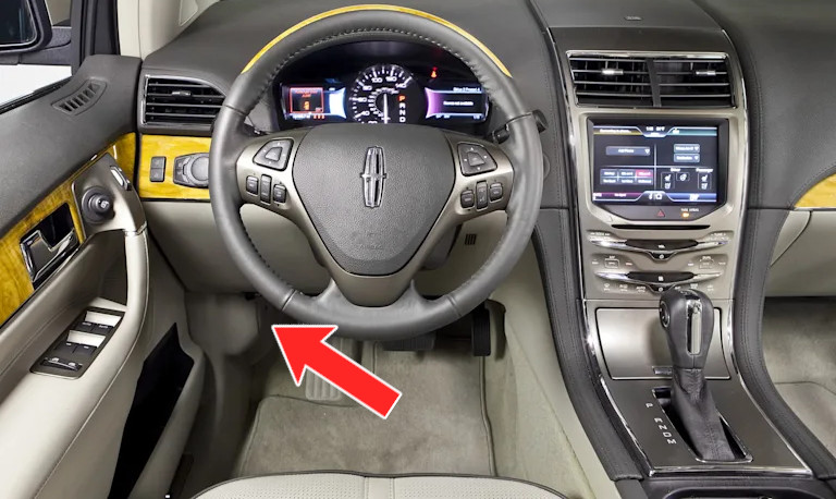 Lincoln MKX 2011-2015 Passenger Compartment Fuse Box Location